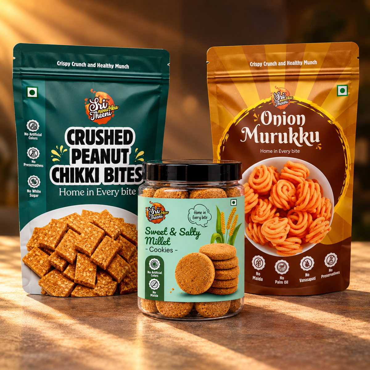 Sri Norukku Theeni Everyday Snack Favourites – 450g