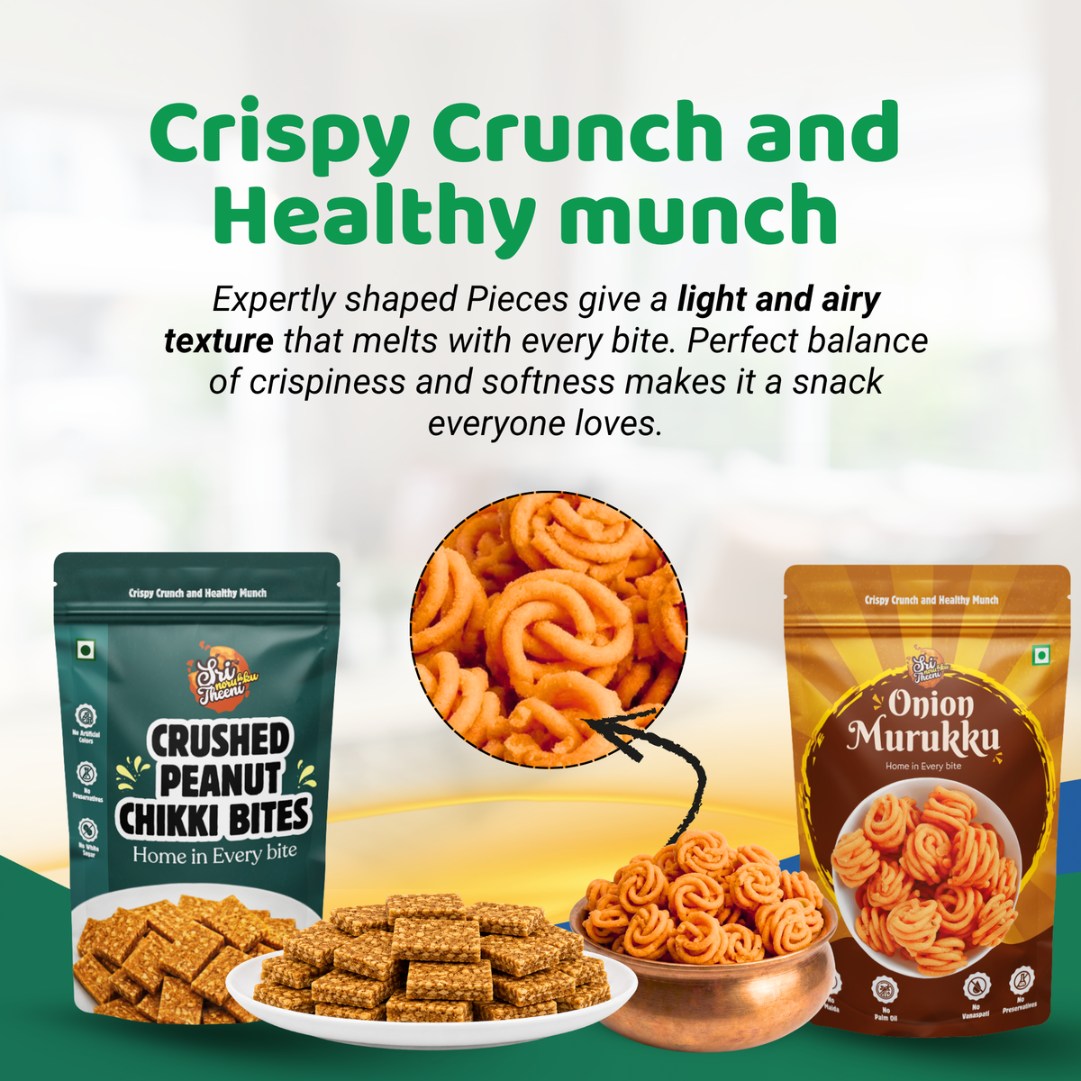 Sri Norukku Theeni Everyday Snack Favourites – 450g