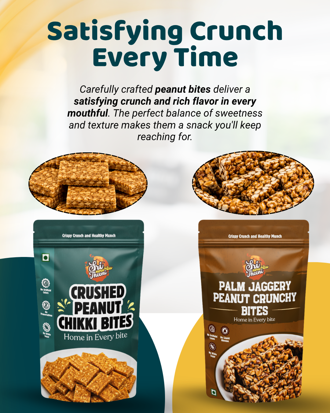 Peanut Chikki Combo Pack of 4 - 600g