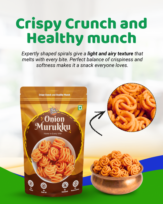 Onion Thenkuzhal Murukku 150g