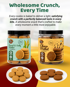 Sri Norukku Theeni Choco Millet & Sweet & Salty Millet Cookies 150g - Combo Pack of 2