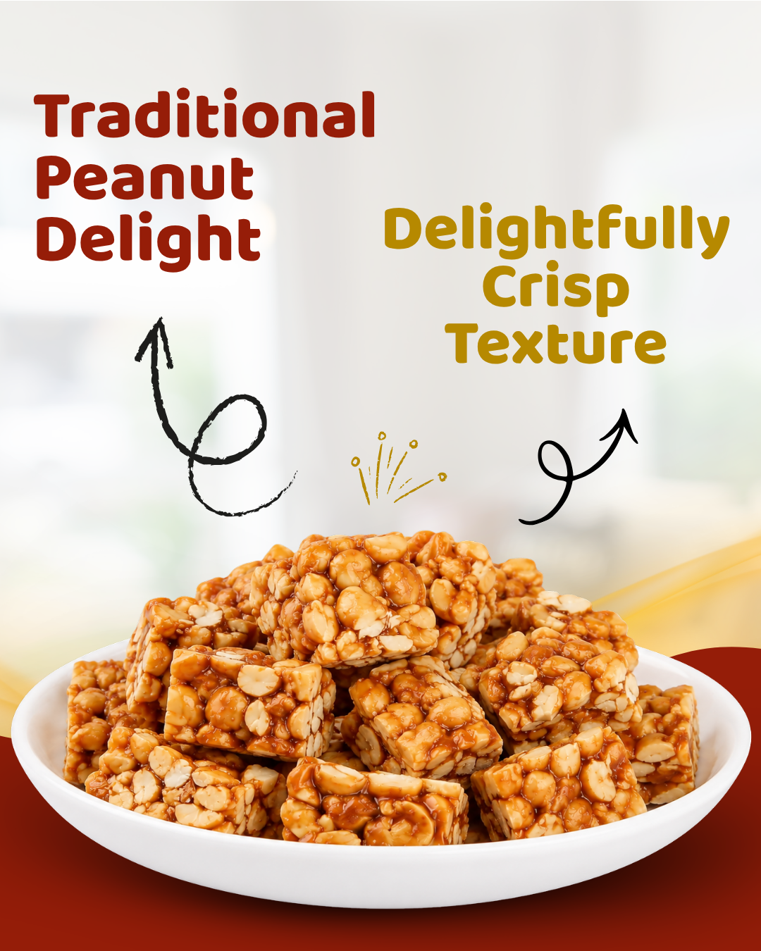 Crunchy Peanut Bites Pack of 2 – 300g