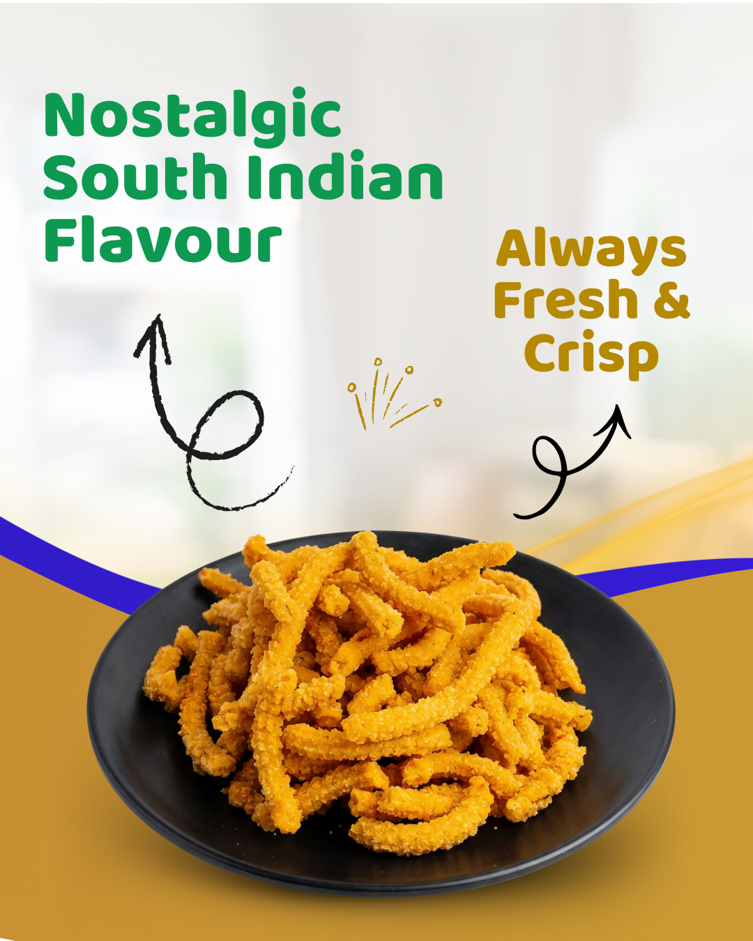 Garlic Murukku 150g