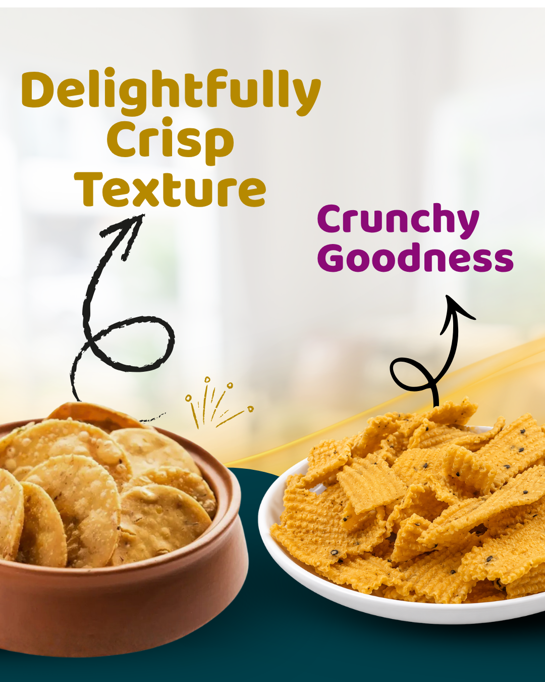 Special Thattai & Ribbon Pakoda Combo Pack of 2 (300g)