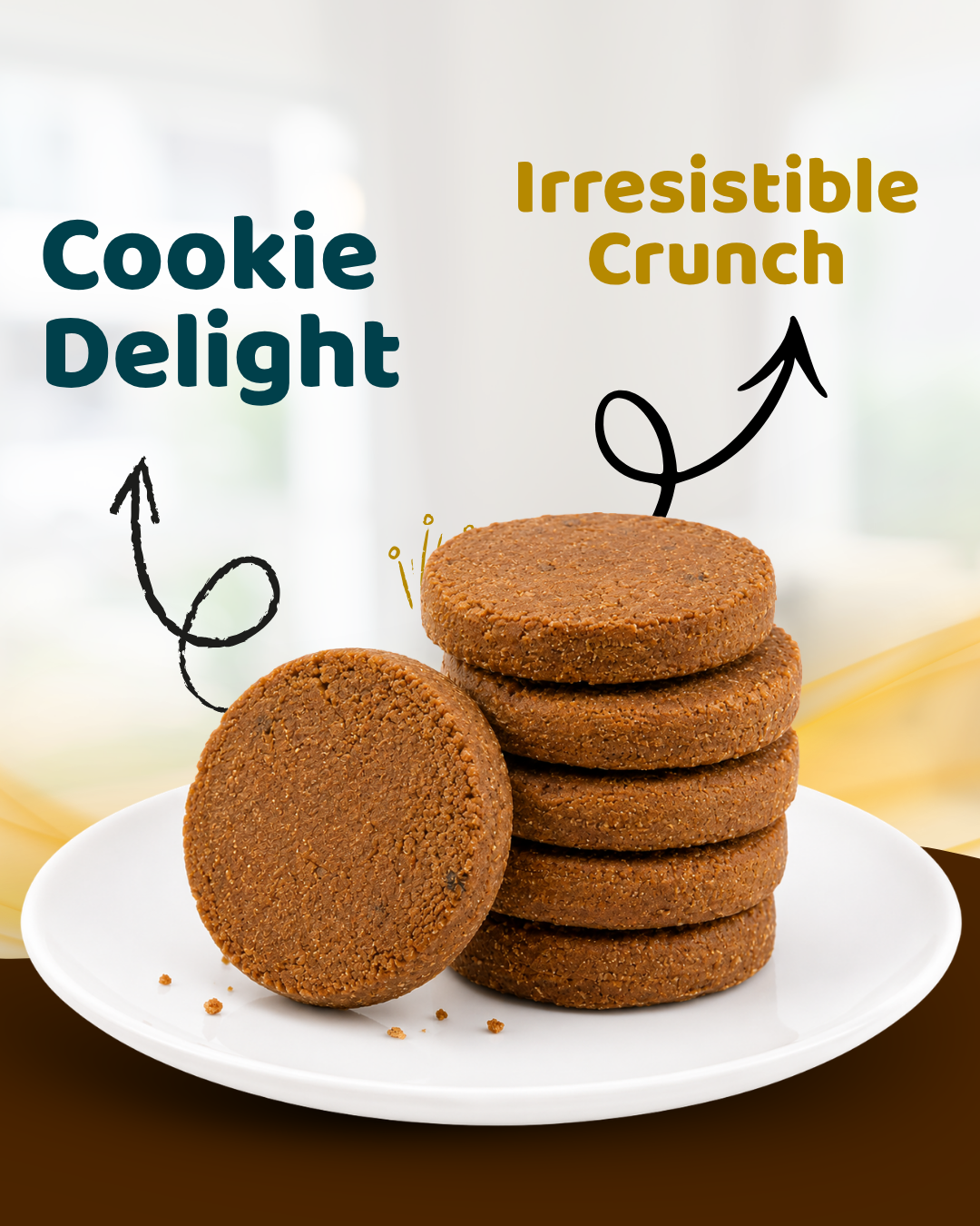 Sri Norukku Theeni Choco Millet Cookies with Jaggery 150g - Pack of 2