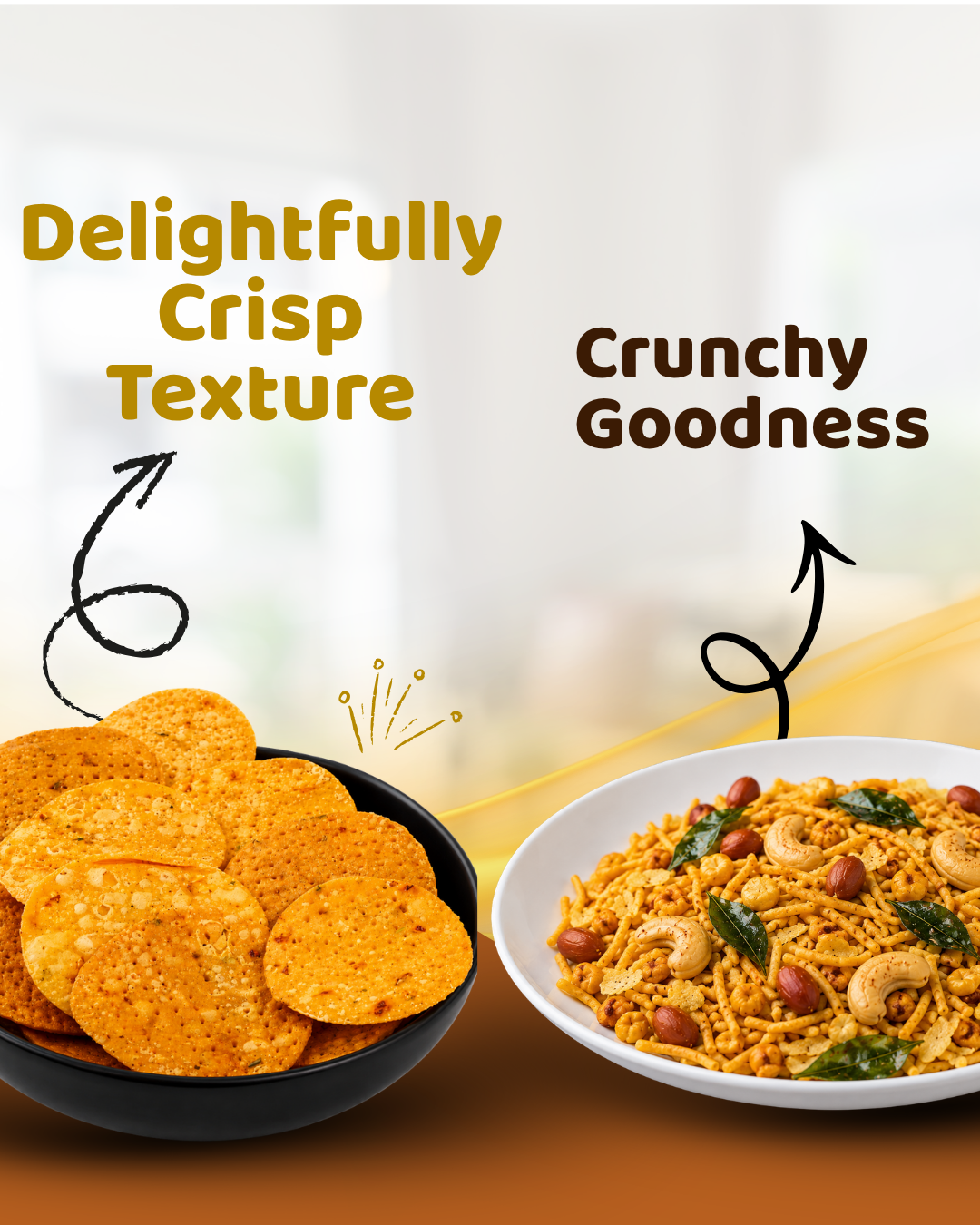 Madras Mixture & Spicy Thattai Combo Pack of 2 (300g)