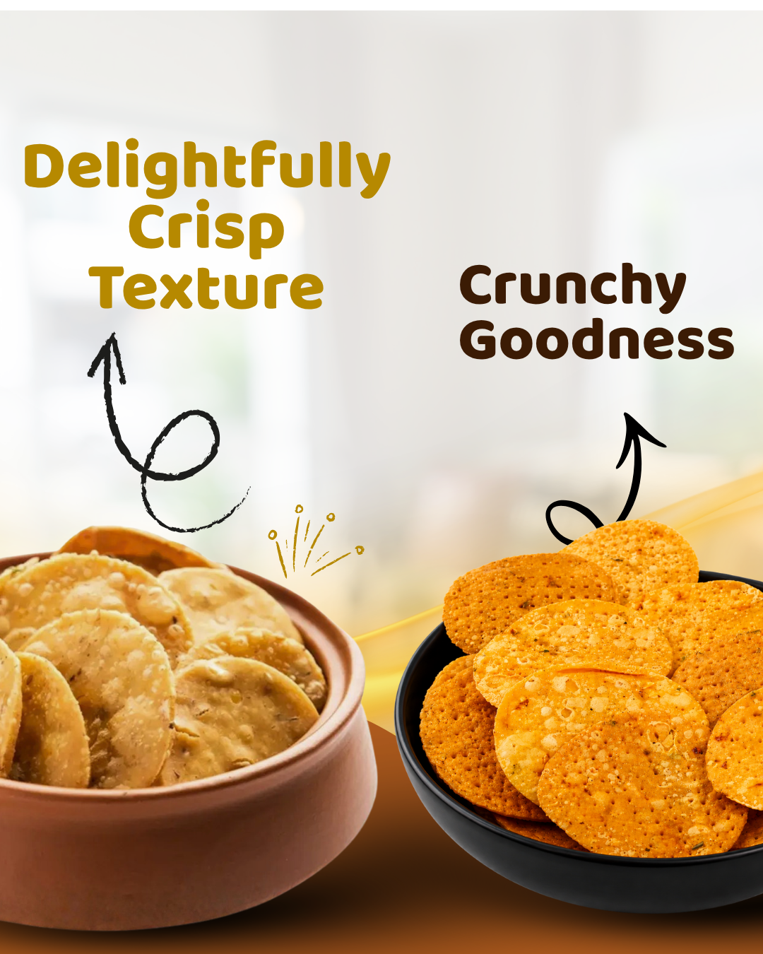 Special Thattai & Spicy Thattai Combo Pack of 2 (300g)