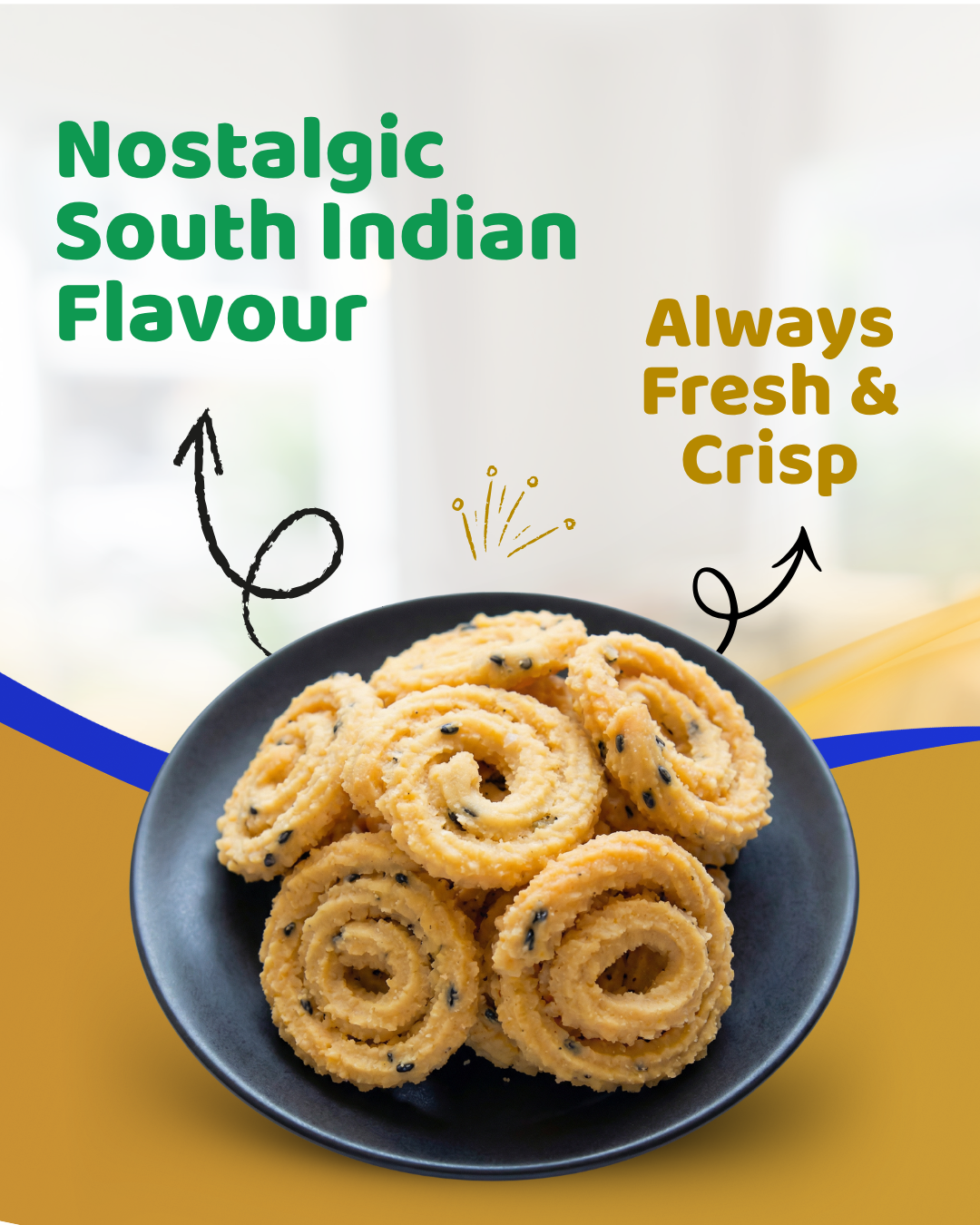 Sri Norukku Theeni Manapparai Murukku 150g