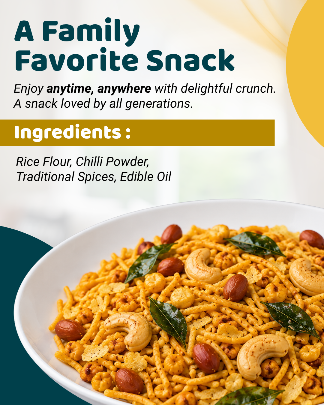 Special Thattai & Madras Mixture Combo Pack of 2 (300g)