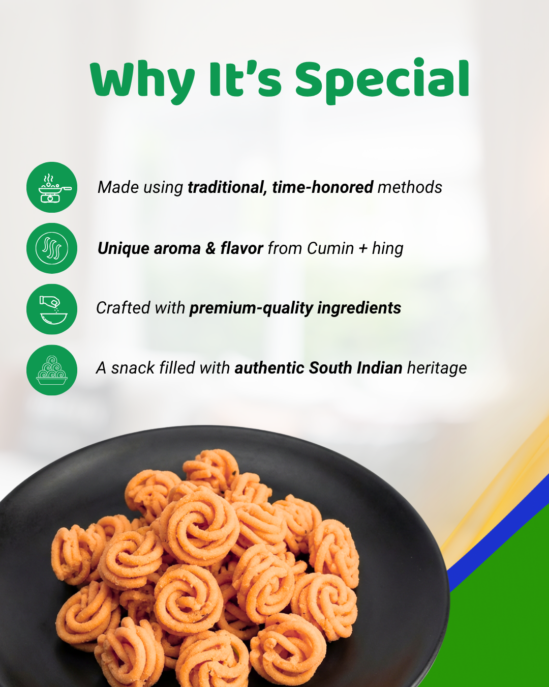 Onion Thenkuzhal Murukku 150g