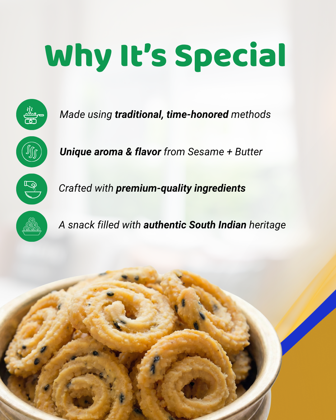 Sri Norukku Theeni Manapparai Murukku 150g