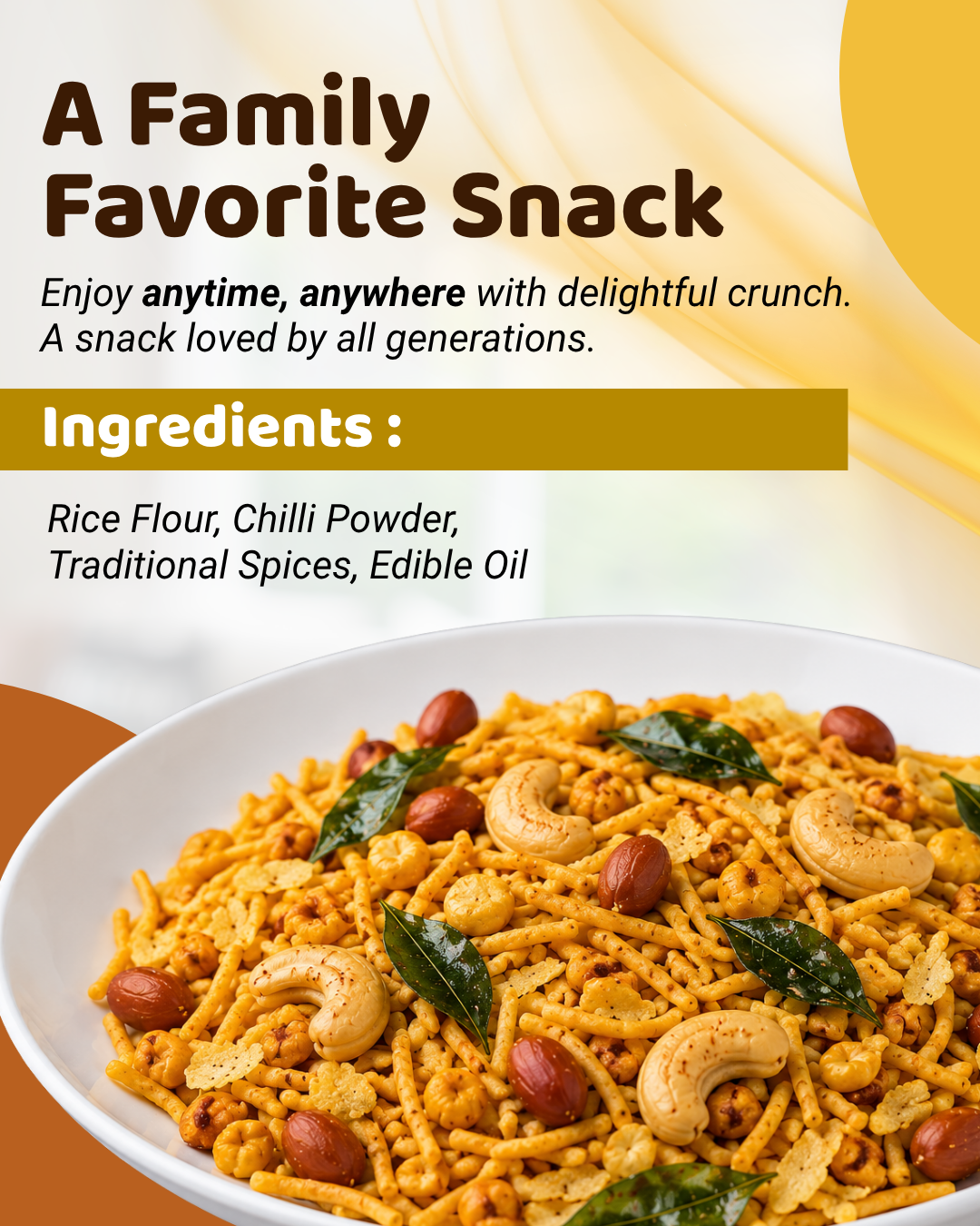 Madras Mixture & Spicy Thattai Combo Pack of 2 (300g)