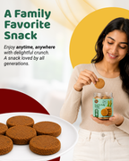 Sri Norukku Theeni Choco Millet & Sweet & Salty Millet Cookies 150g - Combo Pack of 2