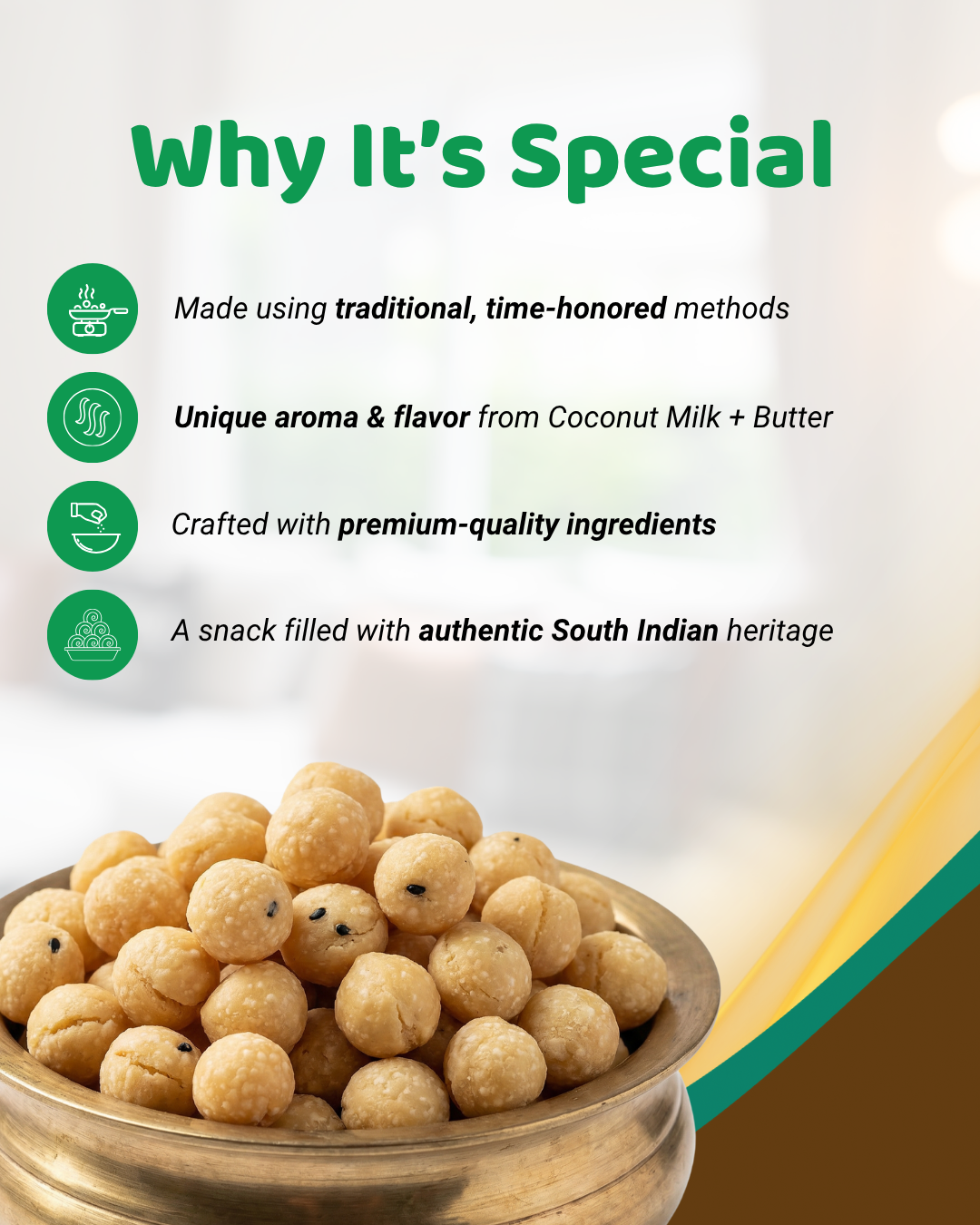 Sri Norukku Theeni Coconut Milk Seedai 150g
