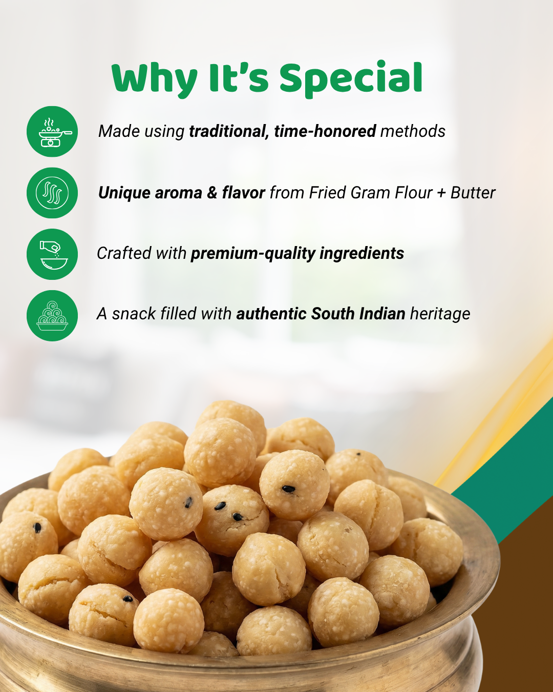 Coconut Milk Seedai & Kara Seedai Combo Pack of 2 (300g)