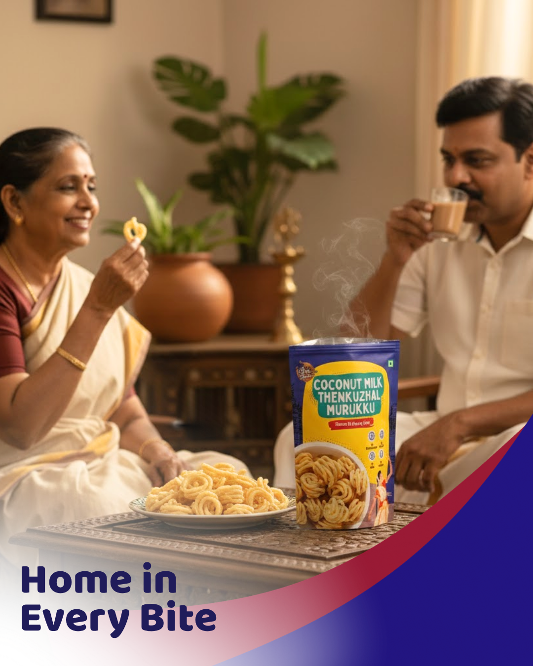 Coconut Milk Thenkuzhal Murukku 150g