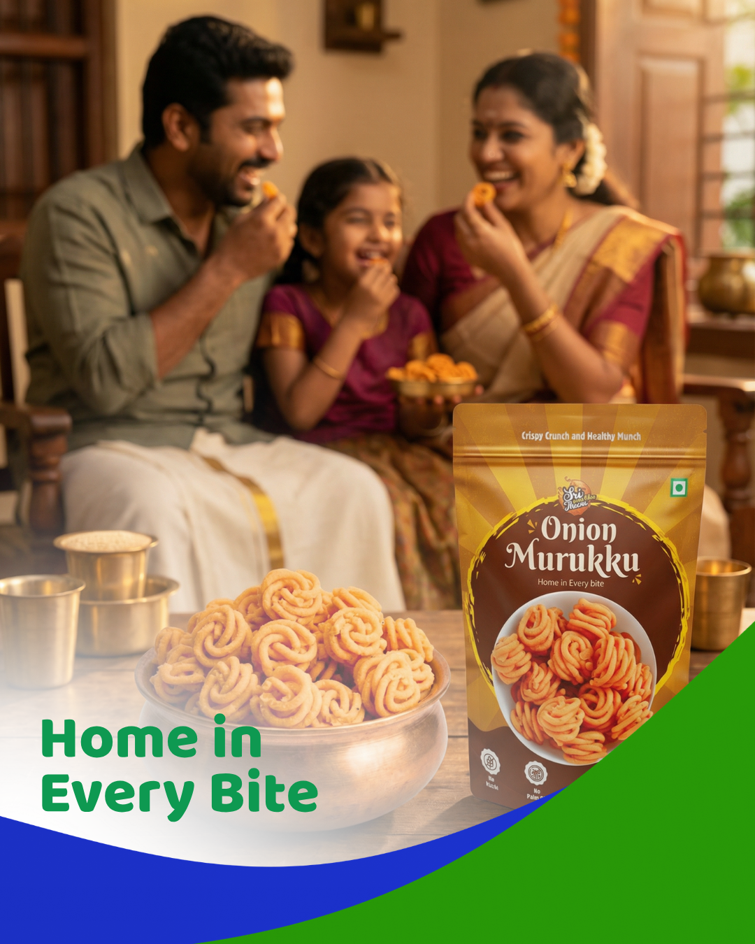 Onion Thenkuzhal Murukku 150g