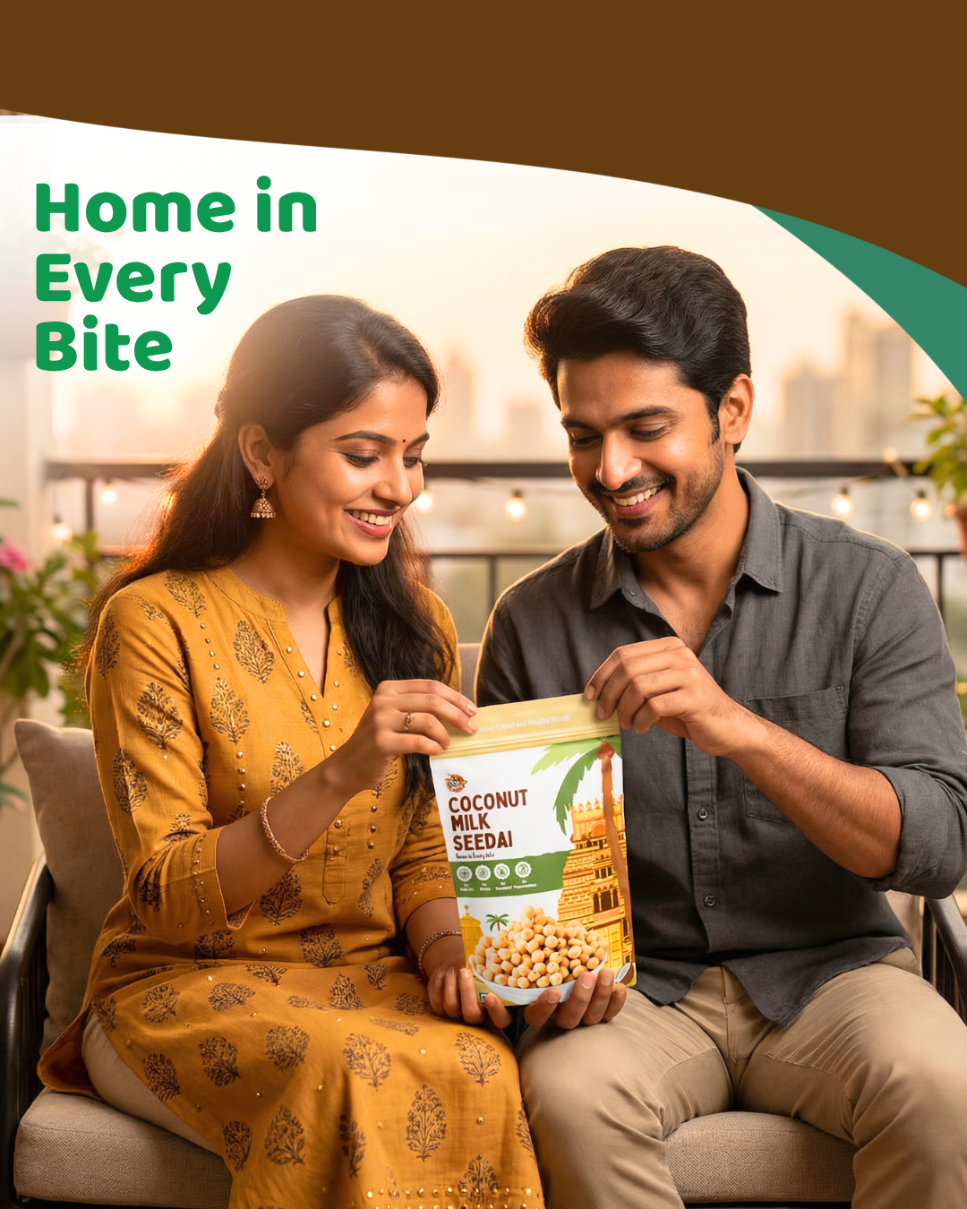 Sri Norukku Theeni Coconut Milk Seedai 150g