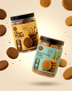 Sri Norukku Theeni Choco Millet & Sweet & Salty Millet Cookies 150g - Combo Pack of 2