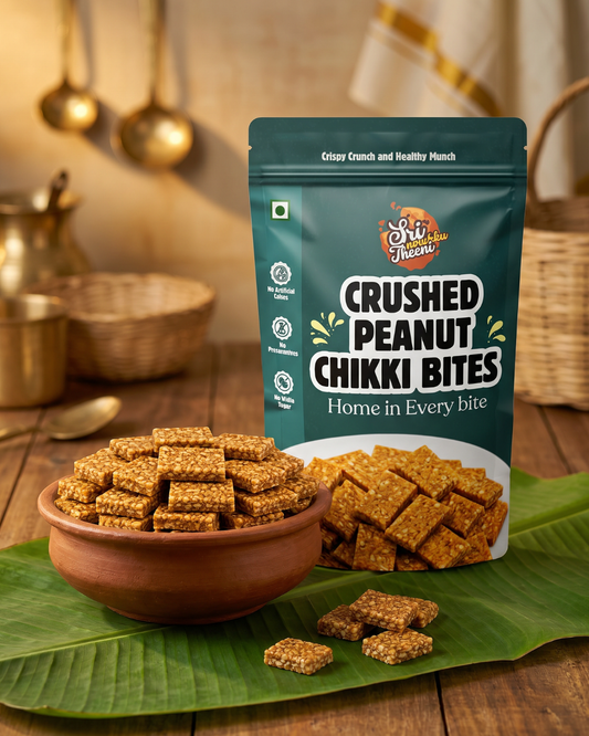 Crushed Peanut Chikki Bites 150g