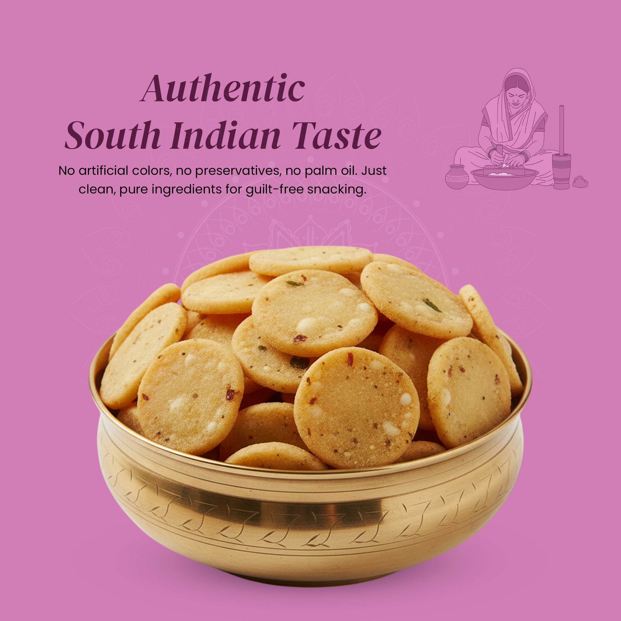 kutti thattai as snack